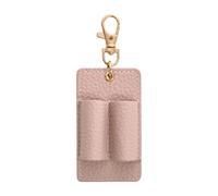 Dasbsug Portalápices de cuero con doble ranura para escritores, periodistas, negocios, profesionales, vintage, cuero para mochilas, a