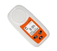 Dasbsug Refractómetro multiusos para analizadores de azúcar para control de la madurez de la fruta y bebidas en laboratorios y mercados, refractómetro portátil