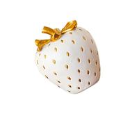 Dasbsug Resinas artificiales de fresa para decoración de mesas de interiores y fiestas temáticas, decoración de mesa de cocina, decoración de frutas falsas