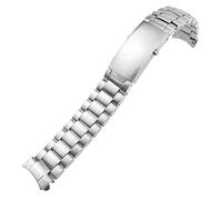 DASEB 20 mm 22 mm 316L acero inoxidable reloj de reloj de acero inoxidable para Omega 007 300 Planeta Océano Speedmaster Reloj Correa Pulseras Sólidas(Three rows,20mm)