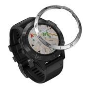 DASEB Bisel de cubierta de anillos antiarañazos para Garmin Fenix 5 Plus 6 Pro 6X Sapphire Watch Bisel Anillo Metal Smart Watch Caja de acero inoxidable (Color: D, Tamaño: Fenix 6X-6X Zafiro)