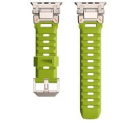 DASEB Correa de goma para Apple Watch Band S10 46mm S10 42mm Ultra 49mm 45mm 44mm correas de reloj correa de goma impermeable(K,45mm)