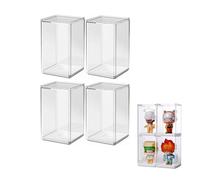 Dasellfa Vitrina Expositora Colecciones Acrílico Transparente, Caja Transparente Expositor Metacrilato, un Conjunto de Cuatro Adecuado Funko Personalizado, Hirono Figure, Figura de Colección