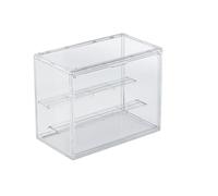 Dasellfa Vitrinas para Colecciones, Plexiglass Vitrina Expositora,Expositor Metacrilato,Vitrina Coleccionista Acrílico Transparente, con Puerta,Figuras de AccióN,Juguetes,Miniaturas (30*17.9*24.6)