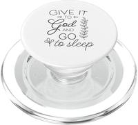 Dáselo a Dios y Vete a Dormir Cita Cristiana versículo bíblico PopSockets PopGrip para MagSafe