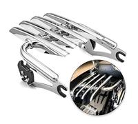 Dasen Stealth Luggage Rack Detachable Compatible with Harley Touring Road King Electra Glide Road Glide Street Glide 2009-2024 Chrome