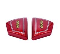 DaSenLa 1 par de parásitos a la Derecha y hacia la Izquierda Cubiertas del Lado Ajuste for Las Piezas de Motocicletas de Suzuki GN 250 GN250 GN250 Piezas de la Motocicleta DaSenLa (Color : Red)
