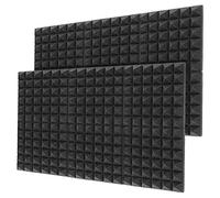 Dasertoe 12 unidades 30 x 30 x 5 cm de aislamiento acústico de algodón espuma aislante para grabación estudio piano habitación sonido aislamiento espuma