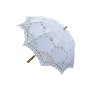 Dasertoe 80 cm Paraguas de Boda Bordado de Encaje Victoriano, Sombrilla Nupcial, ,
