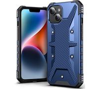 DASFOND Funda para iPhone 14/13，[2 en 1] [Prueba anticaída de 12 pies] Funda de protección Resistente, súper Militar, a Prueba de Golpes, Ligera, Protectora Compatible con iPhone 14/13 6.1'', Azul