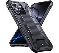 DASFOND Funda para iPhone 16 Pro，[2 en 1] [Prueba anticaída de 12 pies] Funda de protección Resistente, súper Militar, a Prueba de Golpes, Ligera, Protectora Compatible con iPhone 16 Pro 6.1'', Rojo