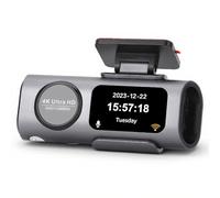 Dash CAM Delantero Trasero, 4K 1080P Cámara de Tablero HD Gran Angular de Doble Lente con Control de Aplicación, Grabadora de Conducción de Automóvil de Doble Vía Soporte G