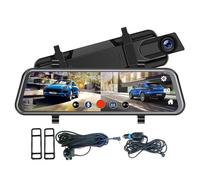 Dash Cam Espejo - Dash Cam frontal, Mirror Cam para visión nocturna | Espejo portátil para coche con visión nocturna, cámara HD 1080p con grabación de cámara de salpicadero con detección de mov