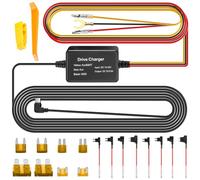 Dash Cam Hardwire Kit, Dashcam Hardwire Kit con protección de bajo voltaje, conector tipo C Hardwire-Kit para Dash Cam, Dashboard Camera Car Charger Cable Kit 12 V - 24 V a 5 V w/Fuse Kit