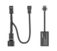 Dash CAM Power Adapter for Audi Porsche Volkswagen with Black 3-Pin Rain Sensor - Hidden Cable Kit for GPS Radar Mirror Camera, Plug & Play Fits All Models with Black 3-Pin Rain Sensor Port