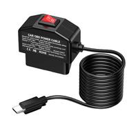Dash Cam Power Lead - Hardwire Kit Con Cable De Carga USB | Cable De Poderes De Vigilancia De Automóviles Continuos | Cables De Adaptador DAISH CAIM Adecuados Para Una Conexión Del Vehículo De 12 V/24