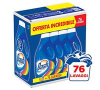 Dash - Detergente líquido para lavadora, formato conveniencia, 76 lavados, 4 paquetes de 19 lavados, 4389 g