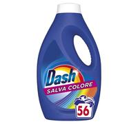 Dash Detergente para lavadora líquido, 224 lavados (4 x 56), Salva color, colores brillantes y limpieza profunda
