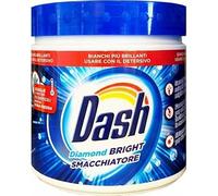 Dash Diamond Bright - Quitamanchas en polvo para ropa de ropa blanca, acción blanqueadora y quitamancha, 500 g