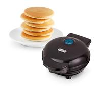 DASH Mini Maker Electric Round Griddle for Individual Pancakes, Cookies, Eggs & other on the go Breakfast, Lunch & Snacks with Indicator Light + Included Recipe Book - Black
