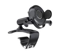 Dash Mount Phone Holder - Multi Functional Universal Grip, Secure Car Cell Cradle Stand, 360 Degree Rotation Adjustable Arm | Perfect for Driving Navigation Road Travel Delivery Taxi Recording