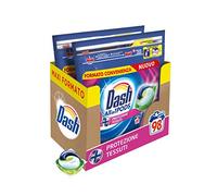 Dash Pods All in 1 Detergente Lavadora en Cápsulas, 98 lavados (2 x 49), Maxi Formato, Ayuda a proteger las fibras de la ropa, Eficaz incluso a baja temperatura