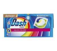 Dash Pods - Detergente para lavadora en cápsulas ahorradoras de color, 31 x 19,7 g