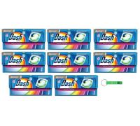 Dash Pods Salva Colore - Detergente en cápsulas (8 unidades, 31 lavados, garantiza una limpieza impecable contra las manchas, incluye llavero Beni Culinari gratuito)