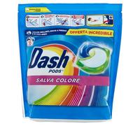 DASH PODS SALVA COLORE DETERSIVO BUCATO LAVATRICE 55 PODS ECODOSI