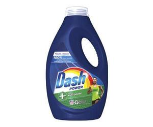 Dash Power - Detergente líquido para lavadora, acción antiolor, 1050 ml