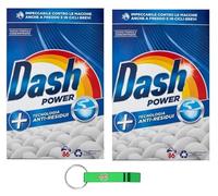 Dash Power Detersivo Lavatrice In Polvere, detergente en polvo para lavadora, tecnología antiresiduos, 86 lavados 4300 G + llavero Beni Culinari gratuito