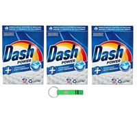 Dash Power Detersivo Lavatrice In Polvere, detergente en polvo, tecnología antiresiduos, 23 lavados 1150 g + llavero Beni Culinari gratuito
