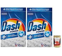 Dash Power Detersivo Lavatrice In Polvere, detergente en polvo, tecnología antiresiduos, 86 lavados, 4300 g + Polpa italiana Gourmet 400 g
