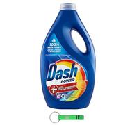 Dash Power Detersivo Liquido Lavatrice Colorati - Detergente líquido para lavadora, 36 lavados, 1800 ml, acción higiénica extra para ropa de colores + llavero Beni Culinari gratuito