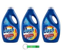 Dash Power Detersivo Liquido Lavatrice Colorati - Detergente líquido para lavadora, 36 lavados, 1800 ml, acción higiénica extra para ropa de colores + llavero Beni Culinari gratuito