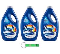 Dash Power Detersivo Liquido Lavatrice Extra Smacchiante - Detergente líquido para lavadora, 36 lavados, 1800 ml, acción extra antimanchas + llavero Beni Culinari gratuito