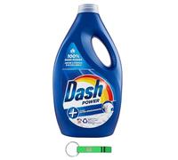 Dash Power Detersivo Liquido Lavatrice Extra Smacchiante Detersivo - Detergente líquido para lavadora (36 lavados, 1800 ml, acción extra antimanchas, incluye llavero Beni Culinari gratuito)