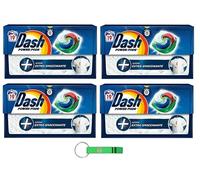 Dash Power Pods - Detergente en cápsulas, 4 unidades, 19 lavados, efecto de eliminación de manchas extra, eliminación de manchas extra + llavero Beni Culinari gratis