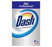 Dash Professional Detergente para lavadora en polvo, 150 lavados, 7,5 kg, fórmula profesional, limpia profunda, da suavidad a las prendas del primer lavado, con fragancia fresca, para uso profesional