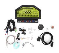 Dash Racing Display, Pantalla LCD, Tablero de Instrumentos de Plástico, Indicador LCD Estable con Alto Rendimiento para Conductores de Automóviles