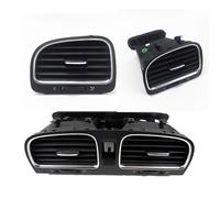 Dash Rejilla de Ventilación de Aire Para V/W Para Golf 6 MK6 Ventilaciones de aire acondicionado cromadas Ventilación de salida de ventilación de aire acondicionado