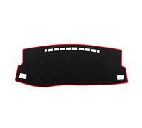 Dash Sun Shade Instrumento Protector Alfombra para para Corolla para IM para Auris 2014-2018 Tablero Cubierta Mat Pad Protección Solar Cubierta Salpicadero(Red Edge)
