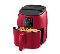 DASH Tasti-Crisp™ Electric Air Fryer Oven, 2.6 Qt., Red - Compact Air Fryer for Healthier Food in Minutes, Ideal for Small Spaces - Auto Shut Off, Digital, 1000-Watt