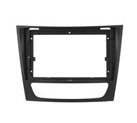 Dash trim face frame bezel cover Para Mercedes Para Benz Clase E W211 1999 2000 2001 2002-2007 1/2Din CD Coche DVD Marco Adaptador Audio Kits Molduras Tablero Panel Fachada 9 Pulgadas Car radio fascia