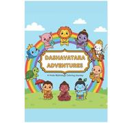 Dashavatara Coloring Book for Kids: 10 Divine Avatars of Lord Vishnu