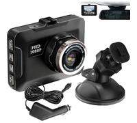 Dashboard Camera - Wide View Unobstructed Design, Car Charger Power Cable Included, Upgrade Optics Distortion Reduction, Seamless Video Documentation | For Professional Drivers &