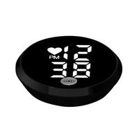 Dashboard Clock For Car - 4.6cm Adhesive Small Timepiece | Alloy Iron Glass Mechanical Look Quartz Watch Stick On For Vehicle Air Vent Dashboard Bike Motorcycle Scooter Commuter Traveling