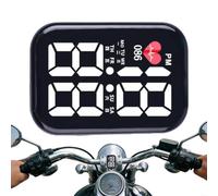 Dashboard Clock - Waterproof Adhesive LED Watch, ABS + PC