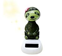 Dashboard Decor - Solar Powered Animal Statue - Cute and Funny Desk Decor, Weatherproof Animal Figures for Holiday Birthday