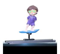 Dashboard , decoraciones del tablero del coche - Cartoon Surfing Boy Car Decor | Lindo surfboy diseño figura oscilante para él su cumpleaños